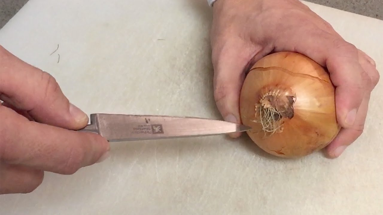 Cutting onions without crying