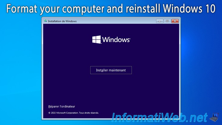 How to Reformat Windows 10