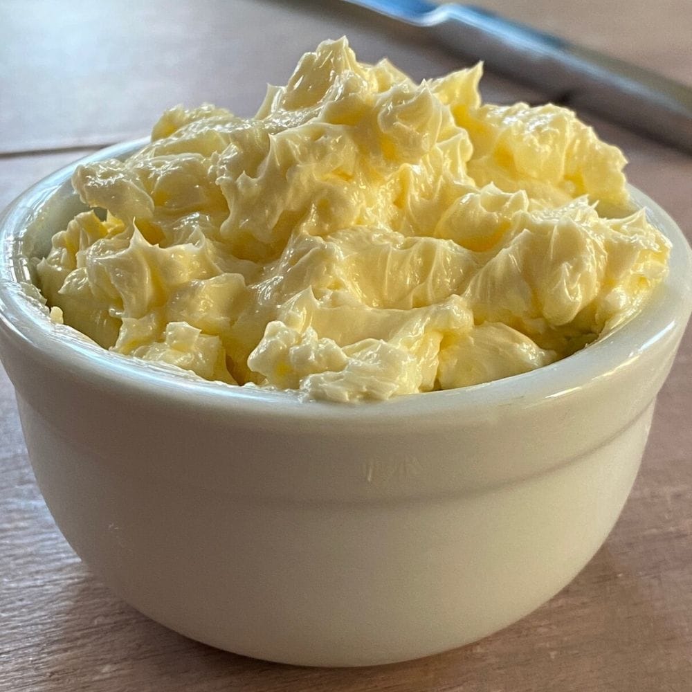 Finished whipped butter